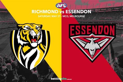 richmond tigers odds|Richmond vs Essendon Prediction and Tips .